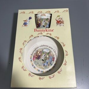 Vintage Royal Doulton Bunnykins Christening Set